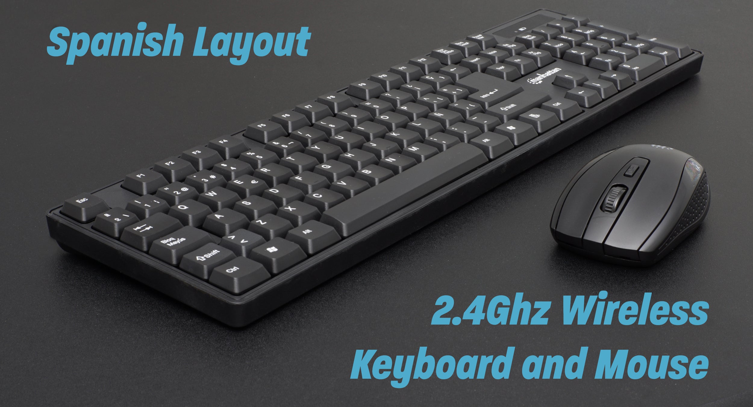 Wireless Keyboard and Optical Mouse Set (Teclado español) - Image 5