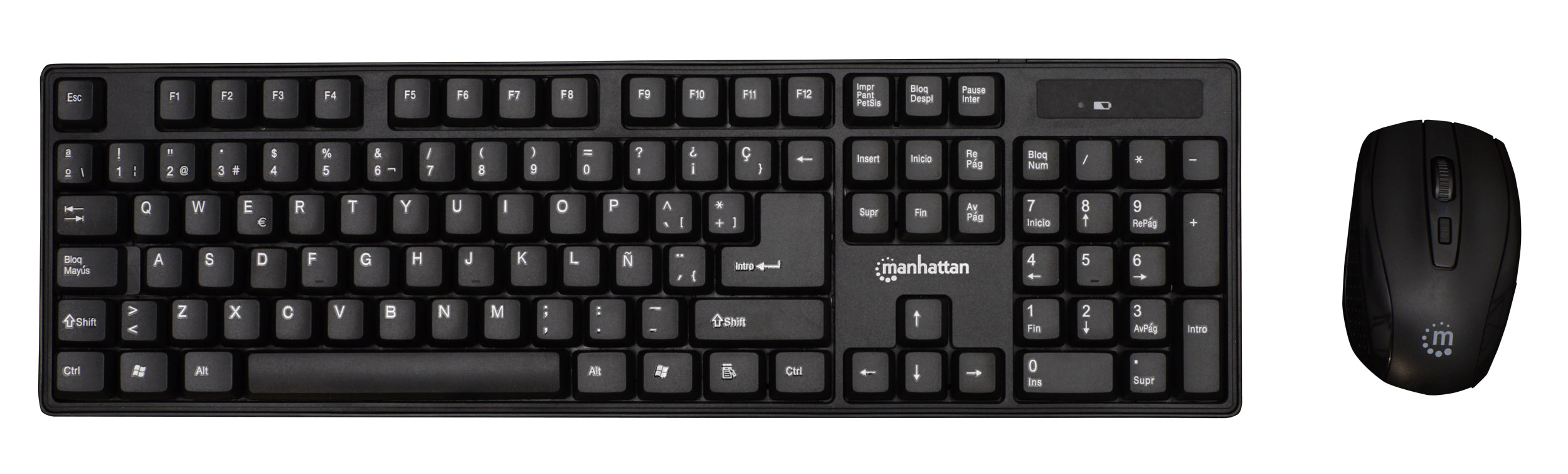 Wireless Keyboard and Optical Mouse Set (Teclado español) - Image 3