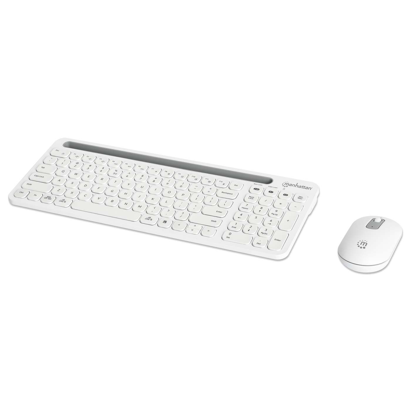 Dual-Mode Multipoint Wireless Keyboard and Mouse Combo Set