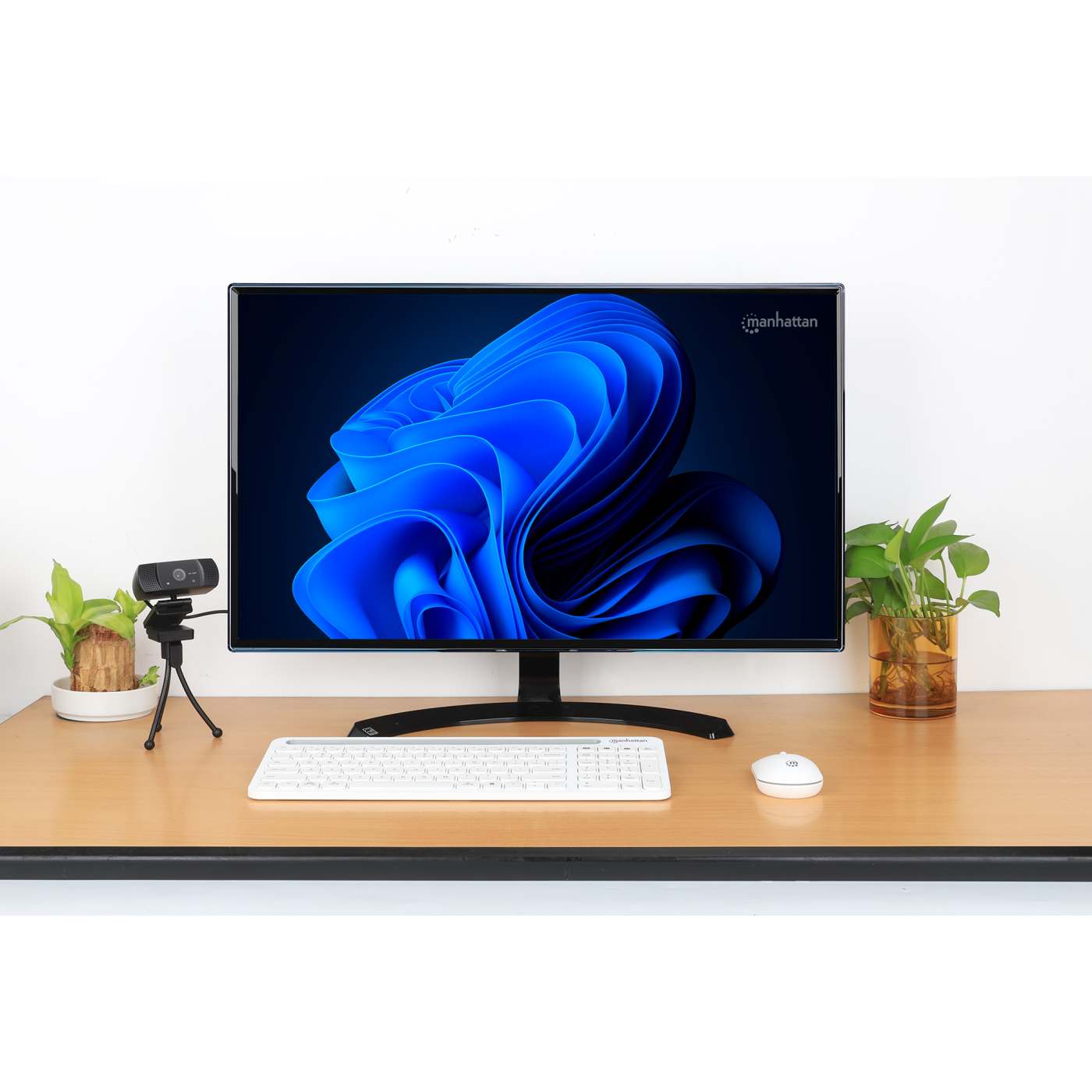 Dual-Mode Multipoint Wireless Keyboard and Mouse Combo Set - Image 4