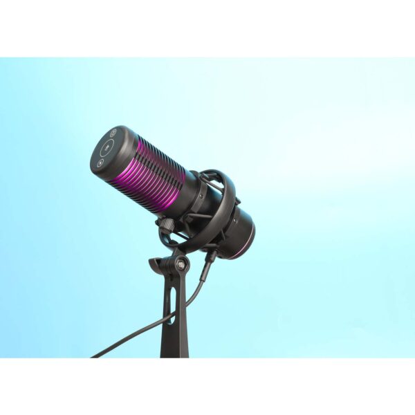 RGB LED USB Condenser Microphone with Noise Rejection - Image 4
