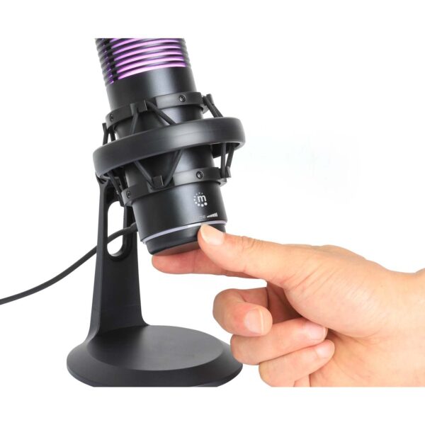 RGB LED USB Condenser Microphone with Noise Rejection - Image 8