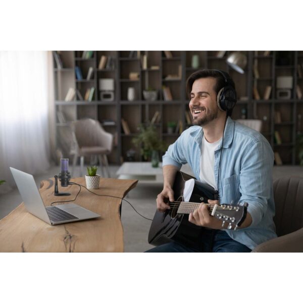 RGB LED USB Condenser Microphone with Noise Rejection - Image 9