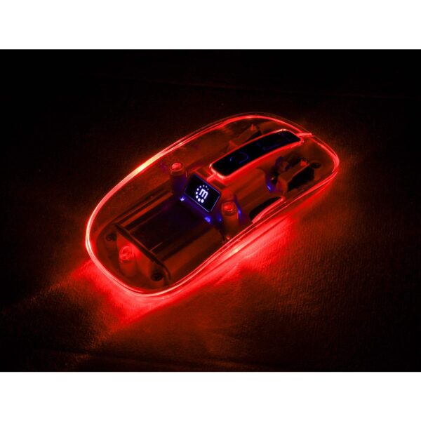 Transparent Rechargeable Wireless USB Mouse - Image 4