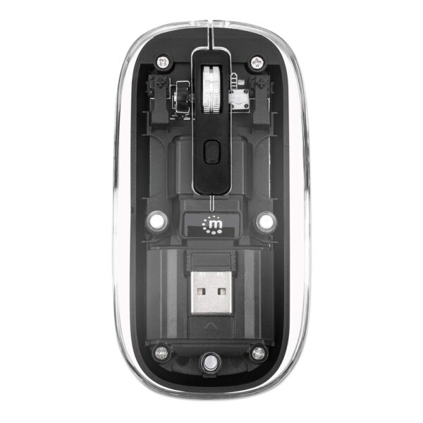 Transparent Rechargeable Wireless USB Mouse - Image 8