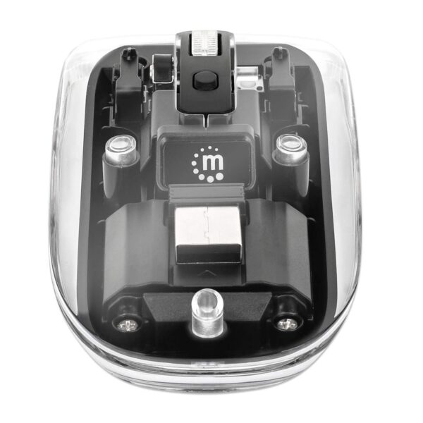 Transparent Rechargeable Wireless USB Mouse - Image 9