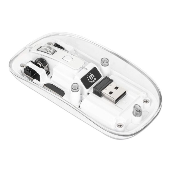 Transparent Rechargeable Wireless USB Mouse - Image 5