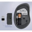 Ergonomic Wireless Mouse with 2-in-1 USB Receiver